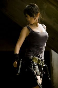 asian Lara Croft.